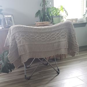 🌸3 for $30🌸Chenille Throw Blanket Taupe